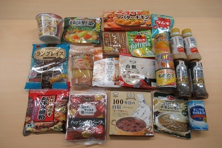 食育フェアで回収したフードドライブの写真