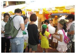 写真:まつり綿あめ