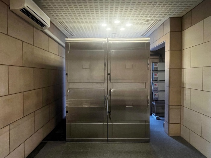 棺保管室。4名ご利用可能です。
