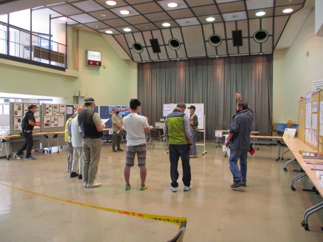 写真：令和5年度防災スタンプラリーの協力スタッフの様子