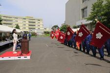 写真:赤羽消防団消防操法大会1