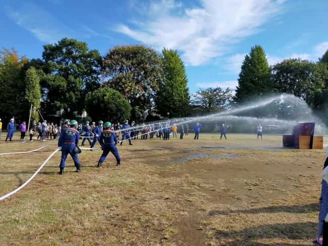 写真:防災訓練の様子