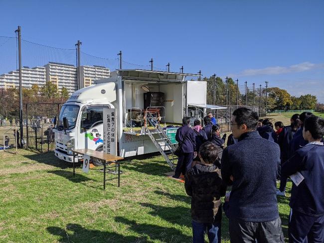 写真:防災教室の様子