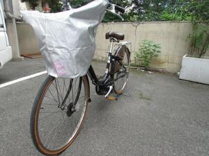 写真:自転車前かご用ひったくり防止カバー2