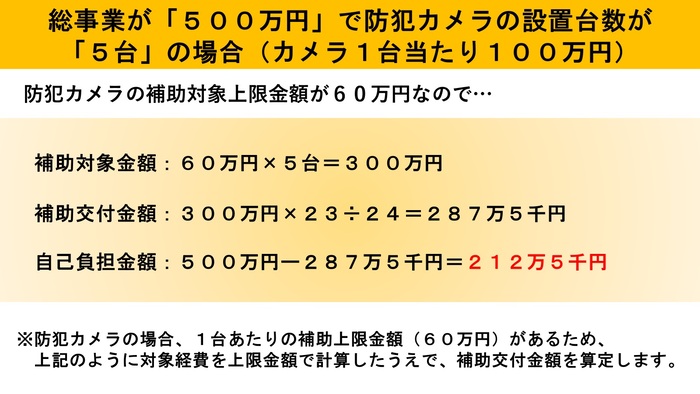 地域見守り補助金　上限金額　計算方法
