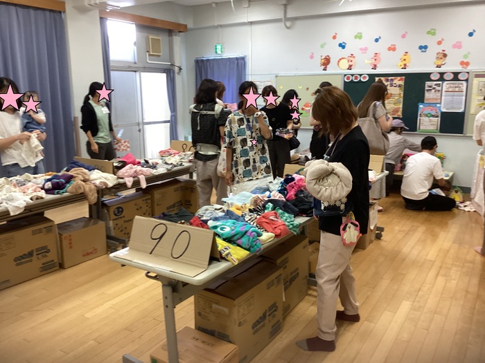 赤羽西児童館おさがり交流会の写真