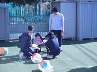 写真：ぴたっとキャッチの様子