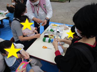 写真：第1回ゆるりまつり　クロスウィービング