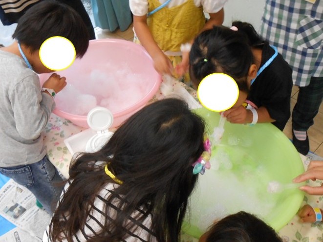 写真：第1回ゆるりまつり　しゃぼん玉ランド