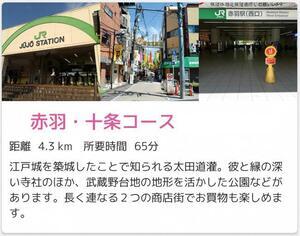 画面:赤羽・十条コース