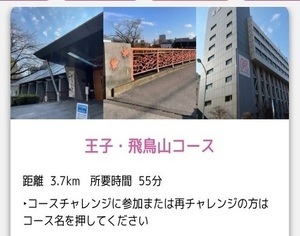 画面:王子・飛鳥山コース