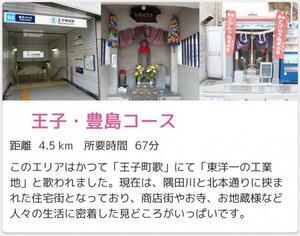 画面:王子・豊島コース