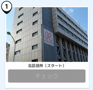 写真:北区役所(スタート)