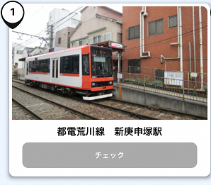 写真:新庚申塚駅