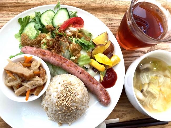 写真:いろむすびcafeメニュー