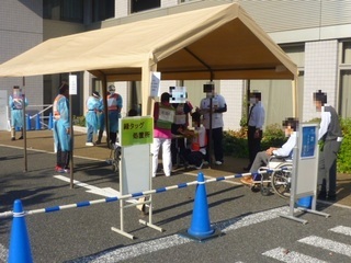 写真：緑タッグ設置所