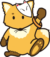 イラスト:認知症支援キャラクター「こんちゃん」