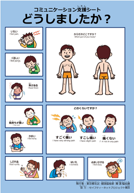 写真：コミュニケーション支援シート1