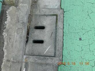 写真：雨水枡投入済