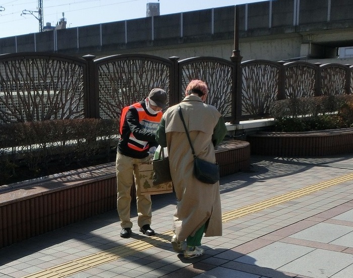 写真：キャンペーン風景