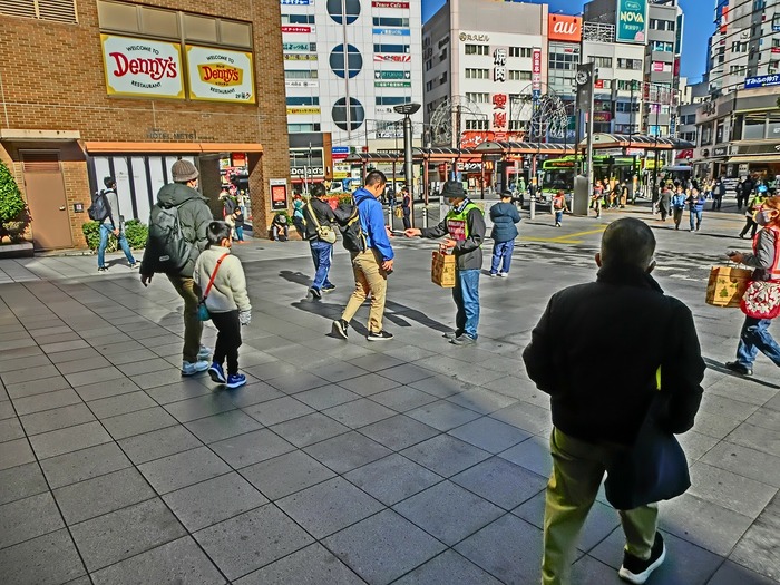 写真:キャンペーン風景