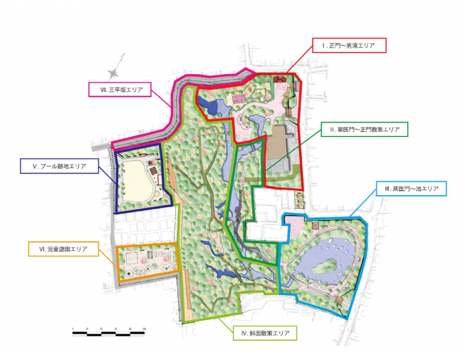 写真:名主の滝公園(岸町1-15-25)(再生整備事業)令和10年度 開園予定図