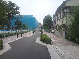 写真：防災生活道路2号線（拡幅後）