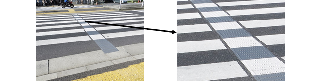 写真：エスコートゾーン