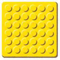 写真：警告ブロック（点状ブロック）