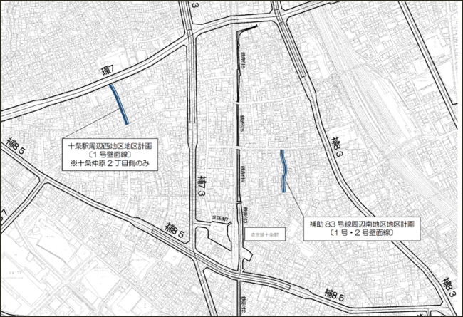 イラスト:十条地区