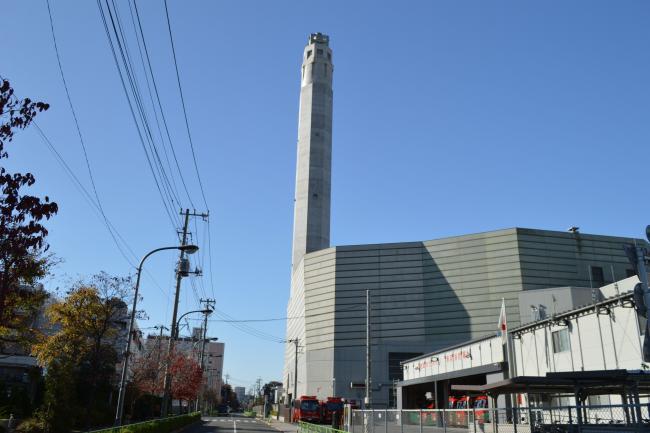 写真：北清掃工場と元気ぷらざ