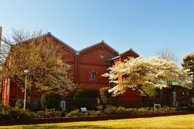 写真：旧醸造試験所のレンガ造りの建物