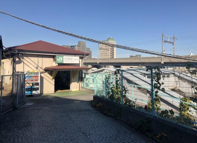 写真：田端駅南口駅舎とその周辺