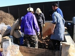 肥料作成の様子