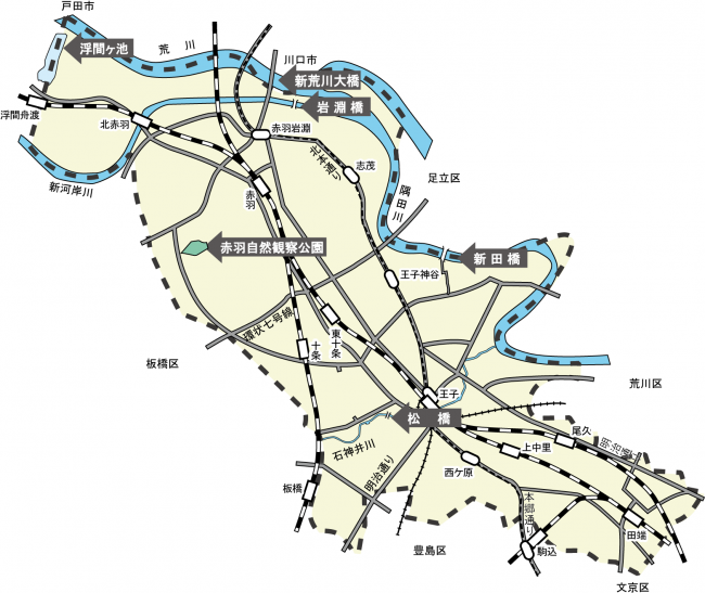 地図:調査場所(採水場所)