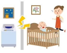 イラスト:家電製品の使用に気を付けよう