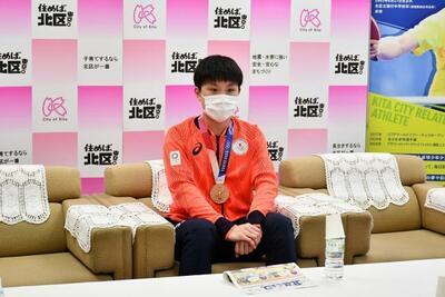 写真:張本智和選手2021-2