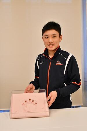 写真:張本智和選手2019-3