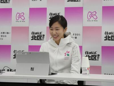 写真:山田美諭選手インタビュー1