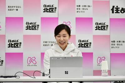 写真:山田美諭選手インタビュー2