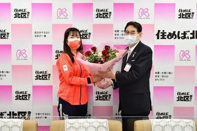 写真:太田渉子選手1