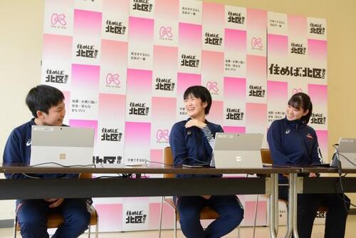 写真:卓球選手インタビュー