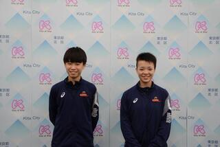 写真：小塩選手・渡部選手2