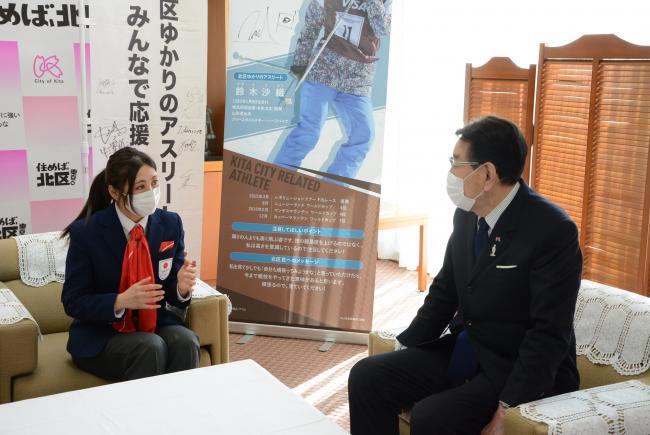 鈴木沙織選手報告会2