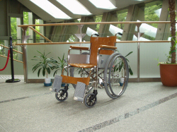 写真：車いす