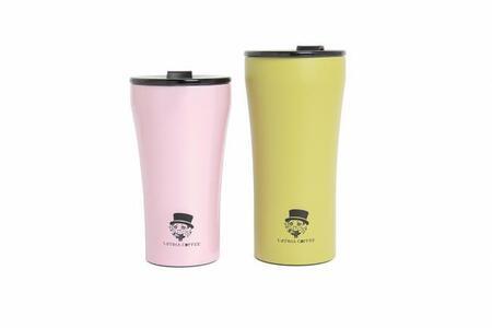 写真:事業の様子 しぶさわくんマークのあるタンブラー