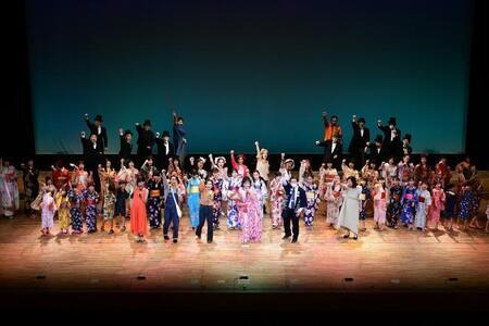 写真:事業の様子 渋沢栄一を題材にした劇