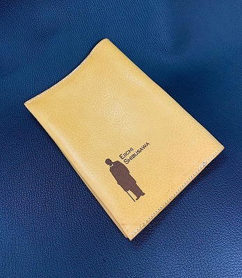 写真:事業の様子 渋沢栄一翁革製品