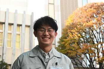 写真：蘇原さん（営繕課）