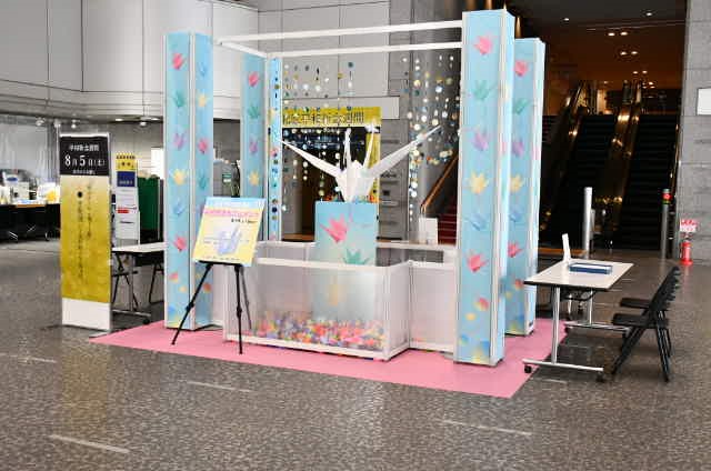 写真：北とぴあ館内のモニュメントコーナー